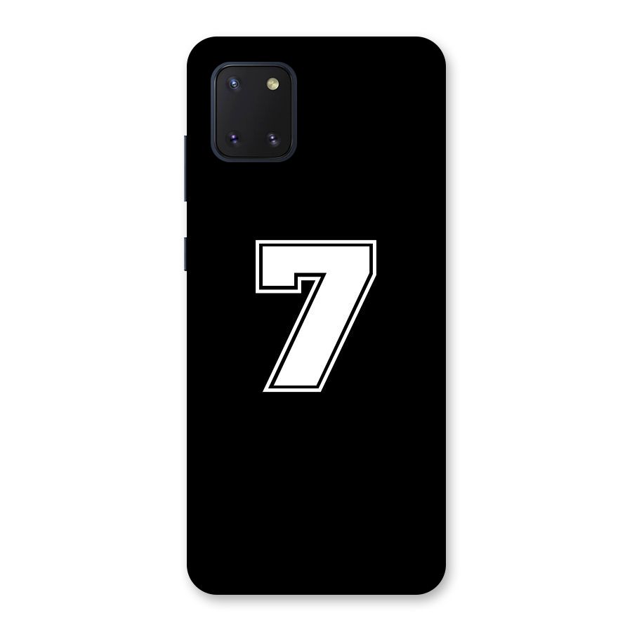 Number 7 Back Case for Galaxy Note 10 Lite
