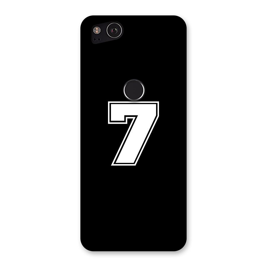 Number 7 Back Case for Google Pixel 2