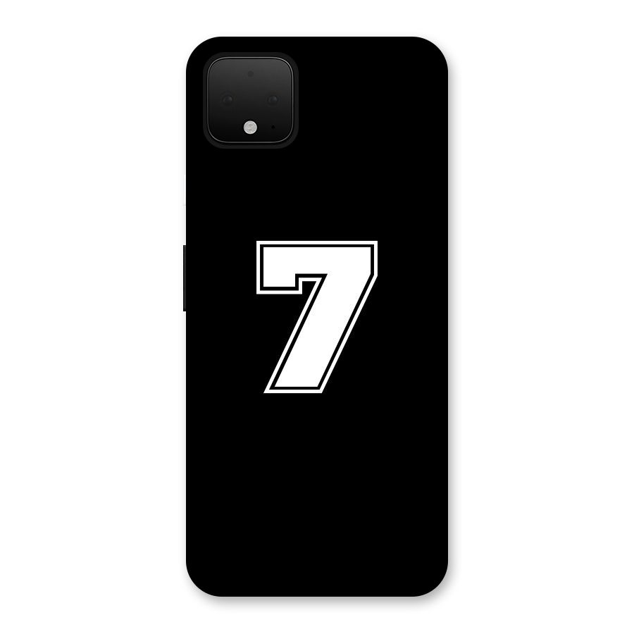 Number 7 Back Case for Google Pixel 4 XL