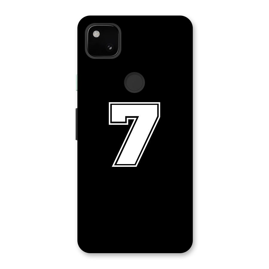 Number 7 Back Case for Google Pixel 4a