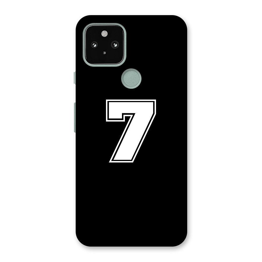 Number 7 Back Case for Google Pixel 5