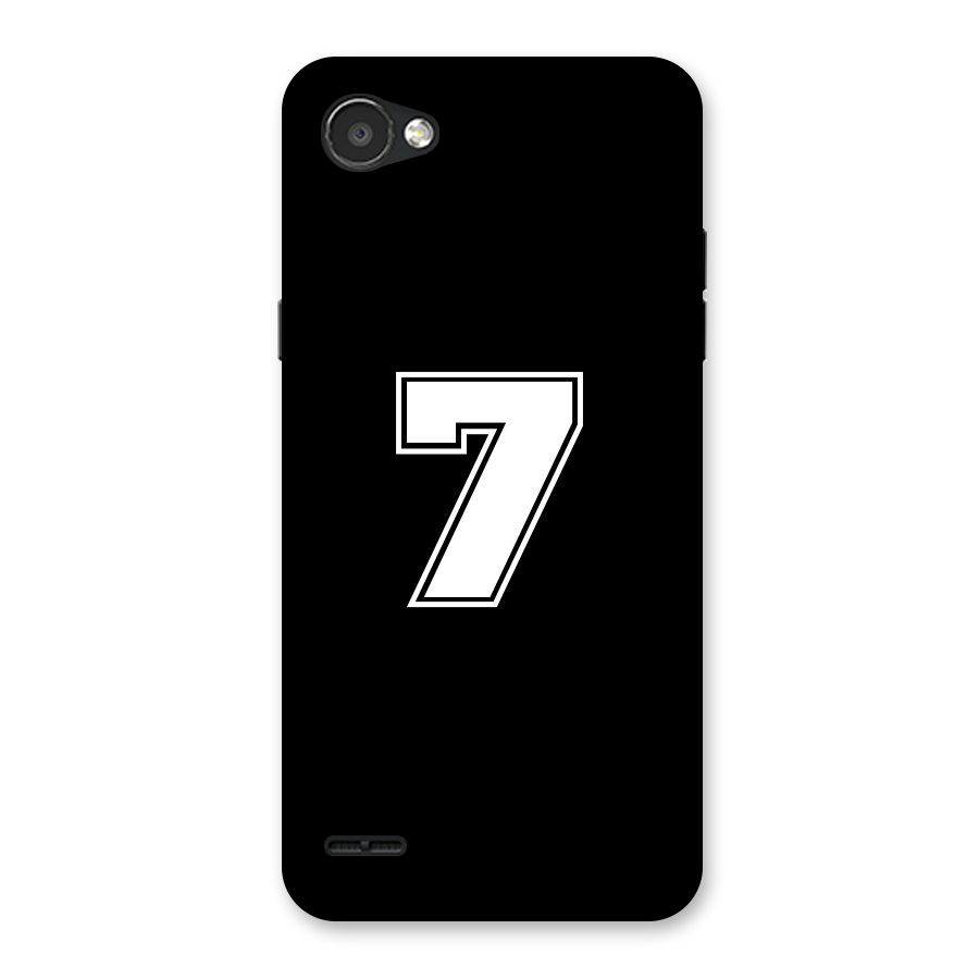 Number 7 Back Case for LG Q6