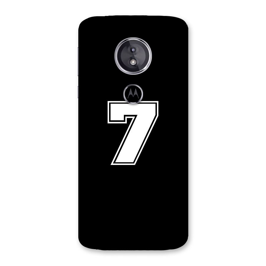 Number 7 Back Case for Moto E5
