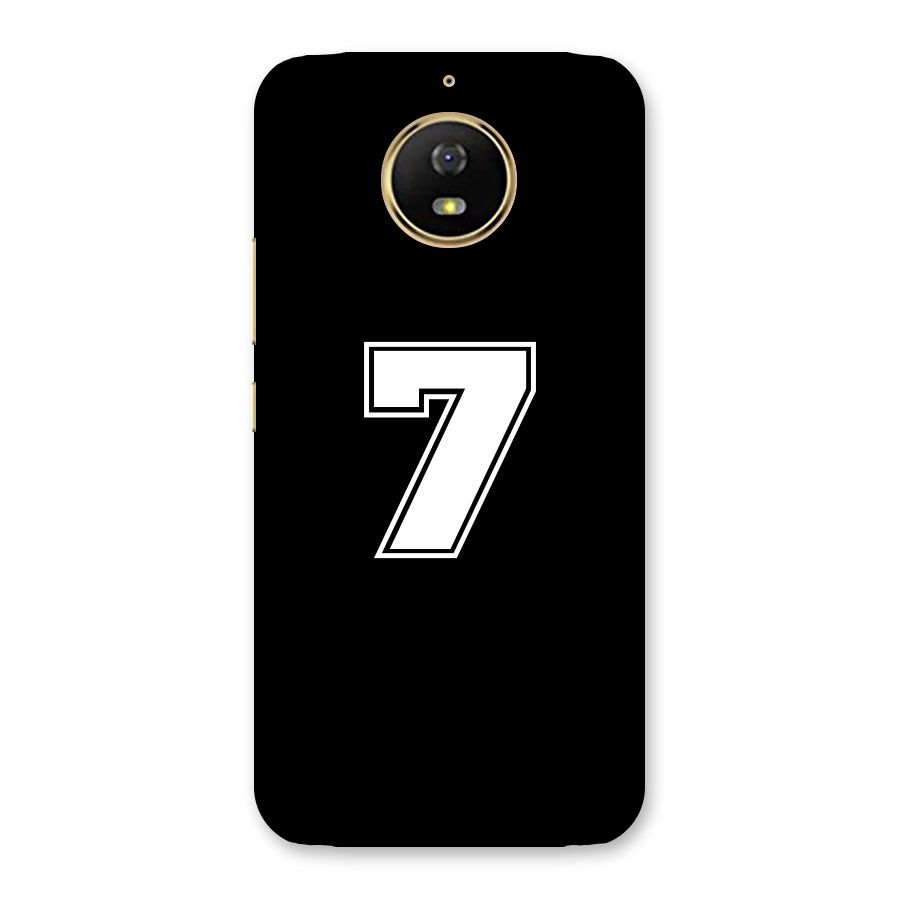 Number 7 Back Case for Moto G5s