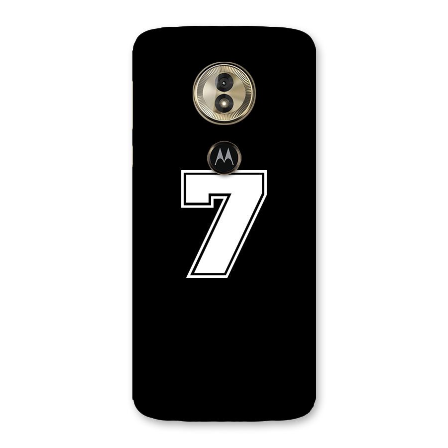 Number 7 Back Case for Moto G6 Play
