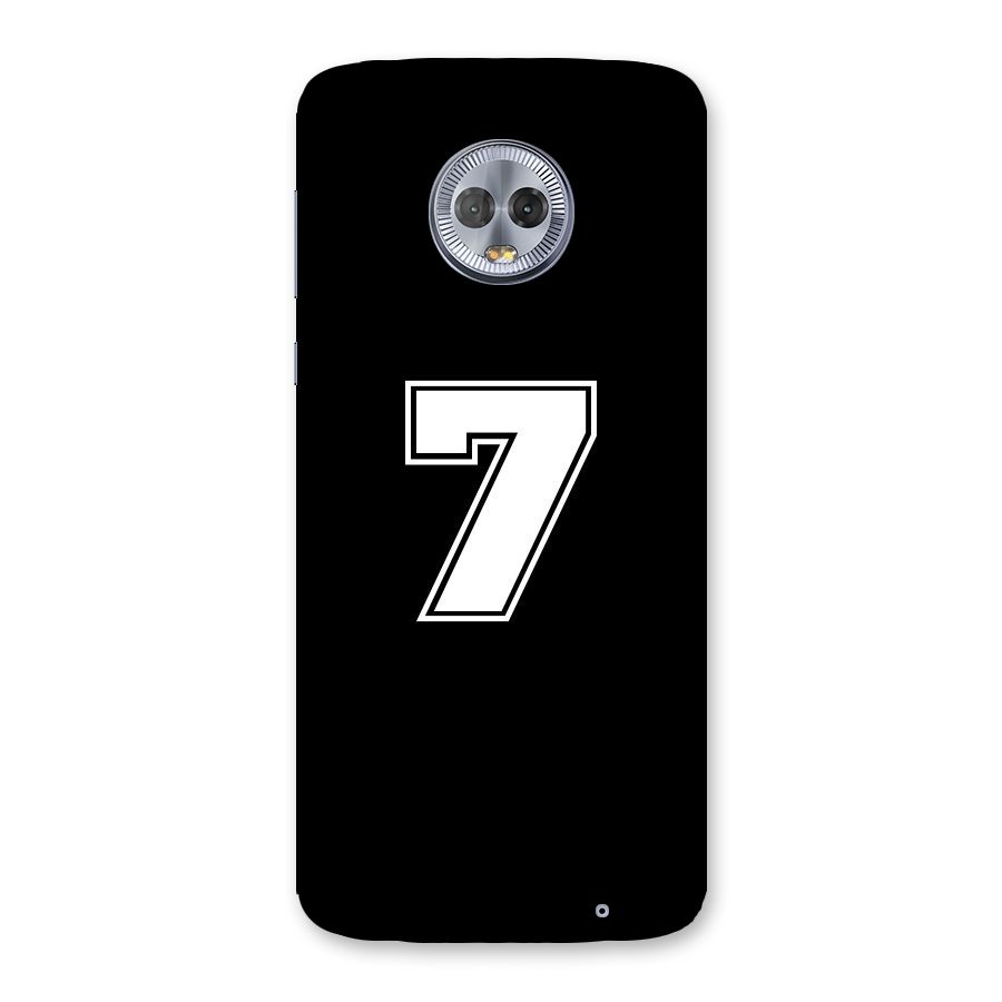 Number 7 Back Case for Moto G6 Plus
