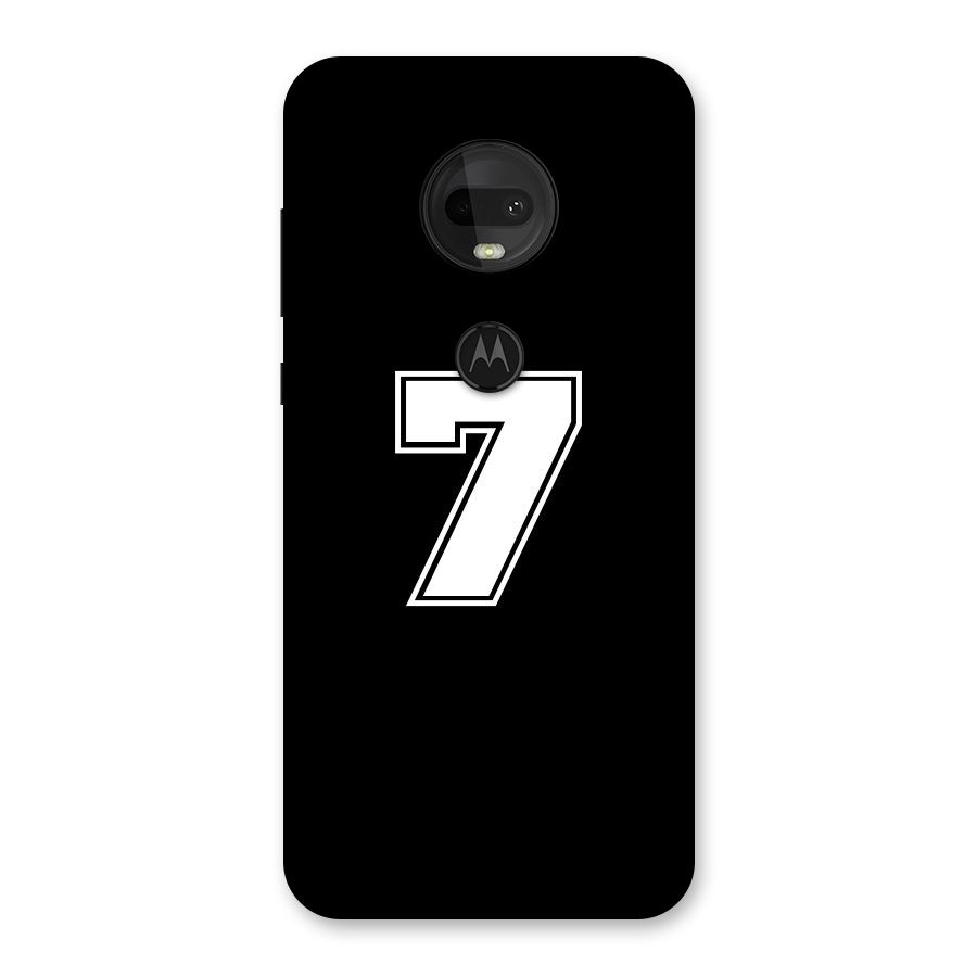Number 7 Back Case for Moto G7