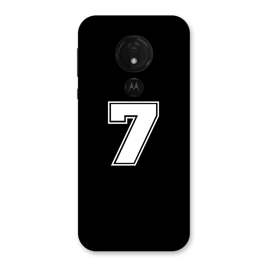 Number 7 Back Case for Moto G7 Power