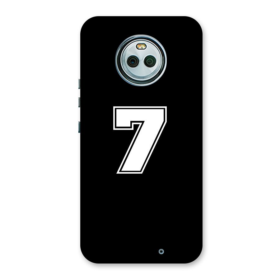 Number 7 Back Case for Moto X4