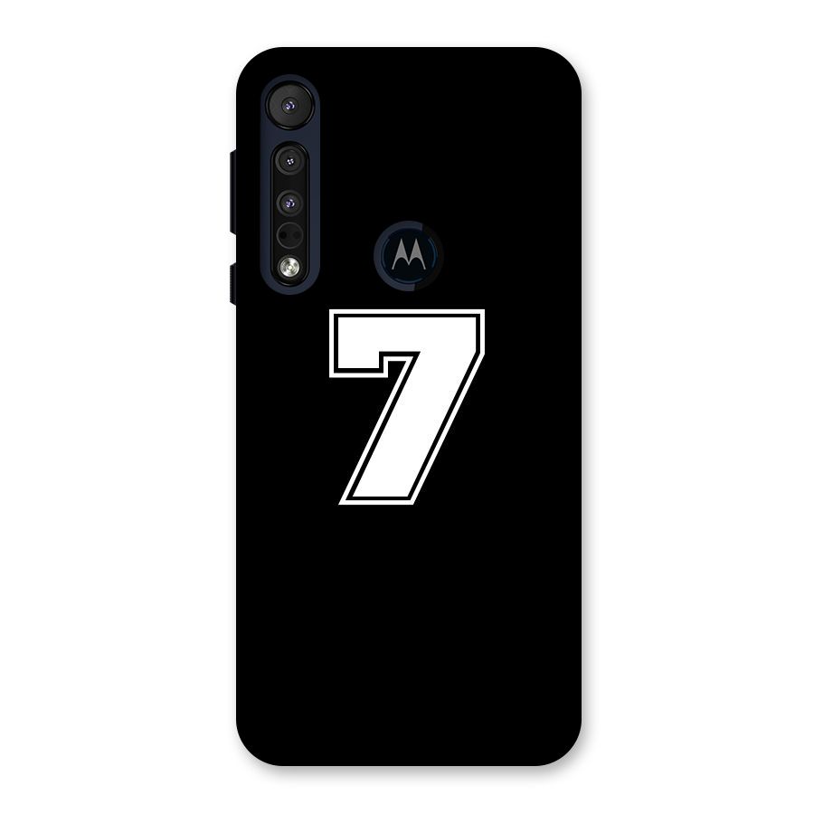 Number 7 Back Case for Motorola One Macro