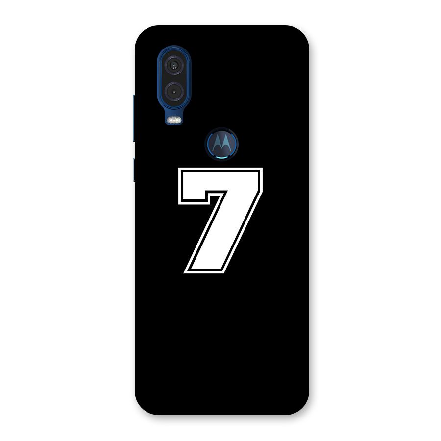 Number 7 Back Case for Motorola One Vision