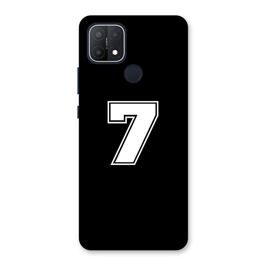 Number 7 Back Case for Oppo A15