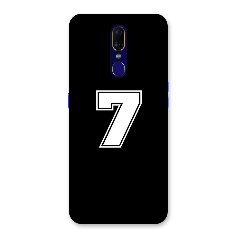 Number 7 Back Case for Oppo A9