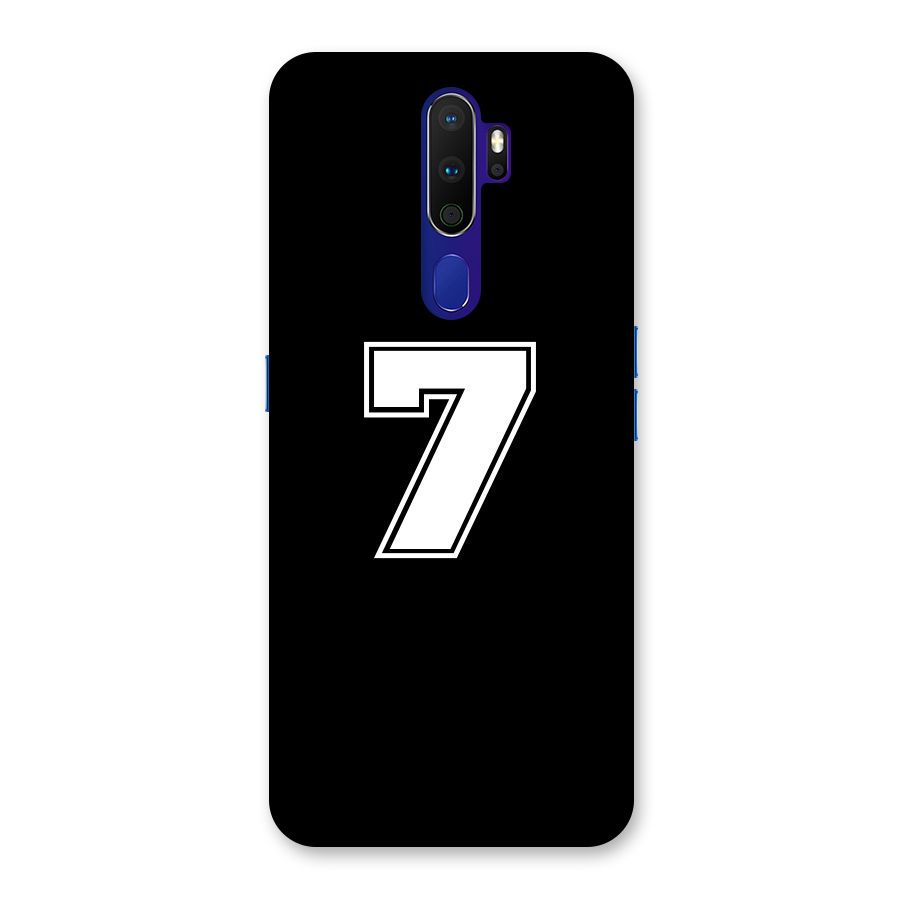 Number 7 Back Case for Oppo A9 (2020)
