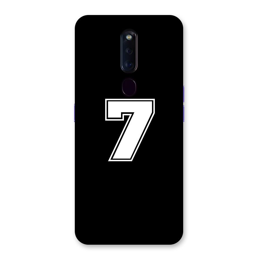 Number 7 Back Case for Oppo F11 Pro
