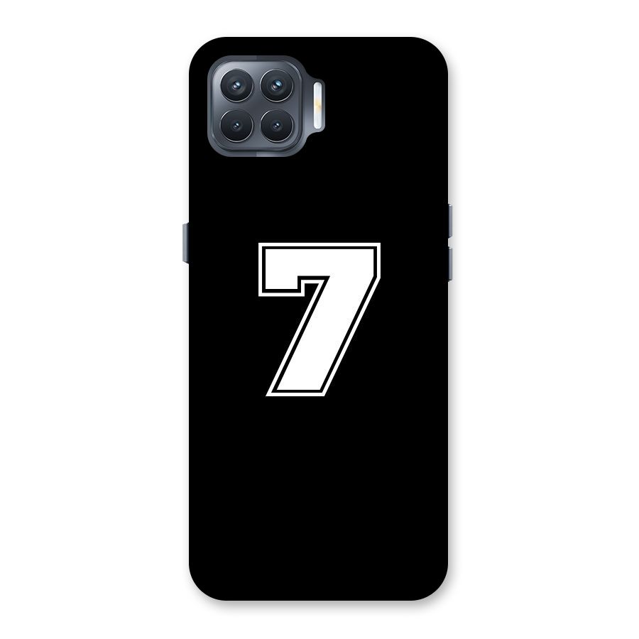 Number 7 Back Case for Oppo F17 Pro