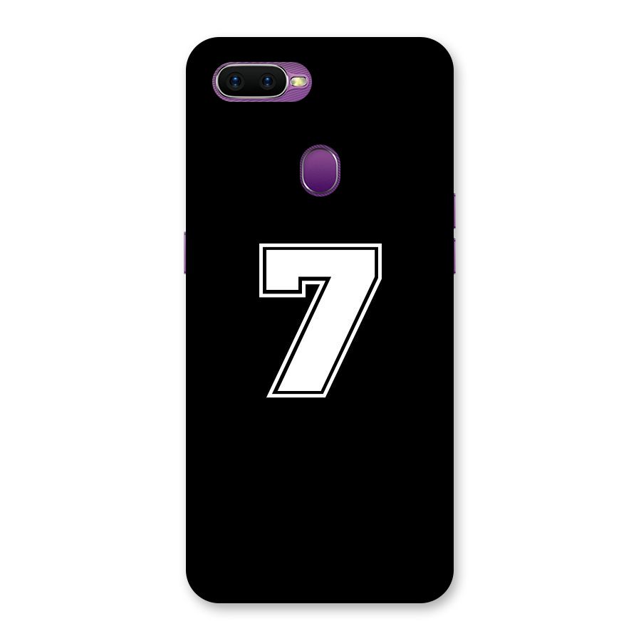 Number 7 Back Case for Oppo F9