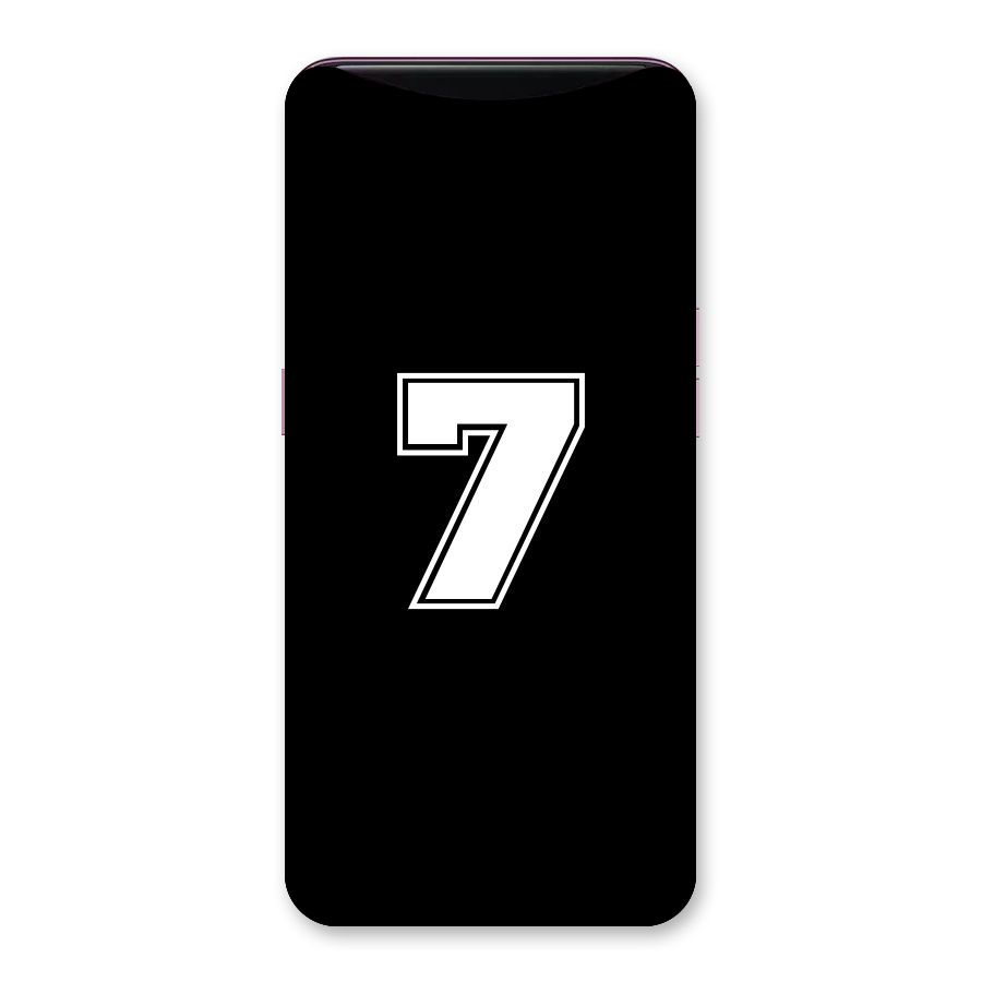 Number 7 Back Case for Oppo Find X