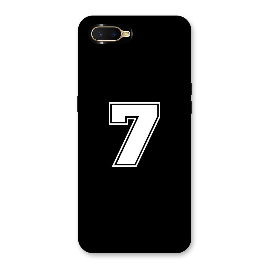 Number 7 Back Case for Oppo K1