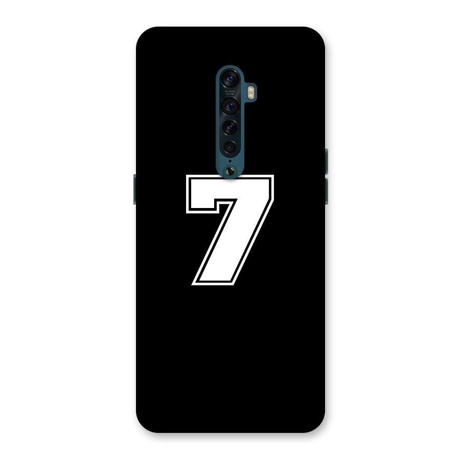 Number 7 Back Case for Oppo Reno2