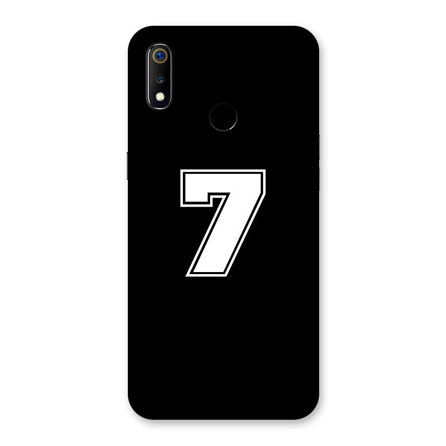 Number 7 Back Case for Realme 3
