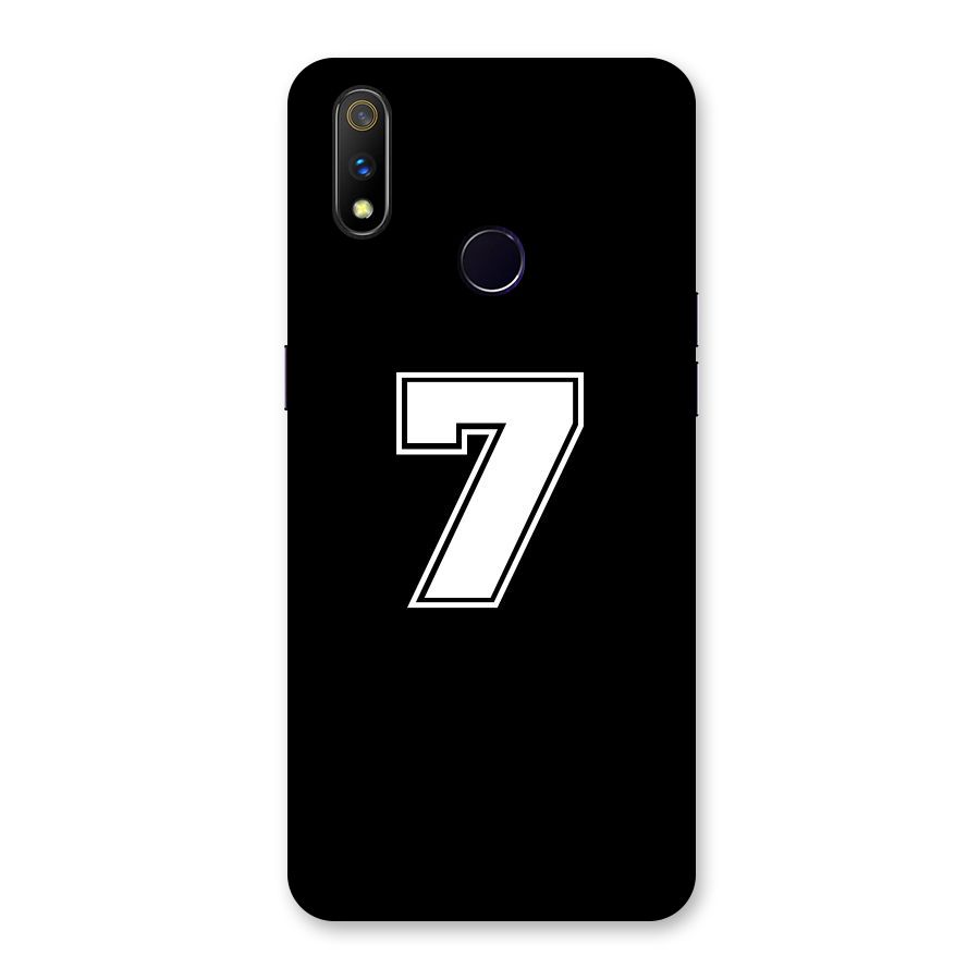 Number 7 Back Case for Realme 3 Pro