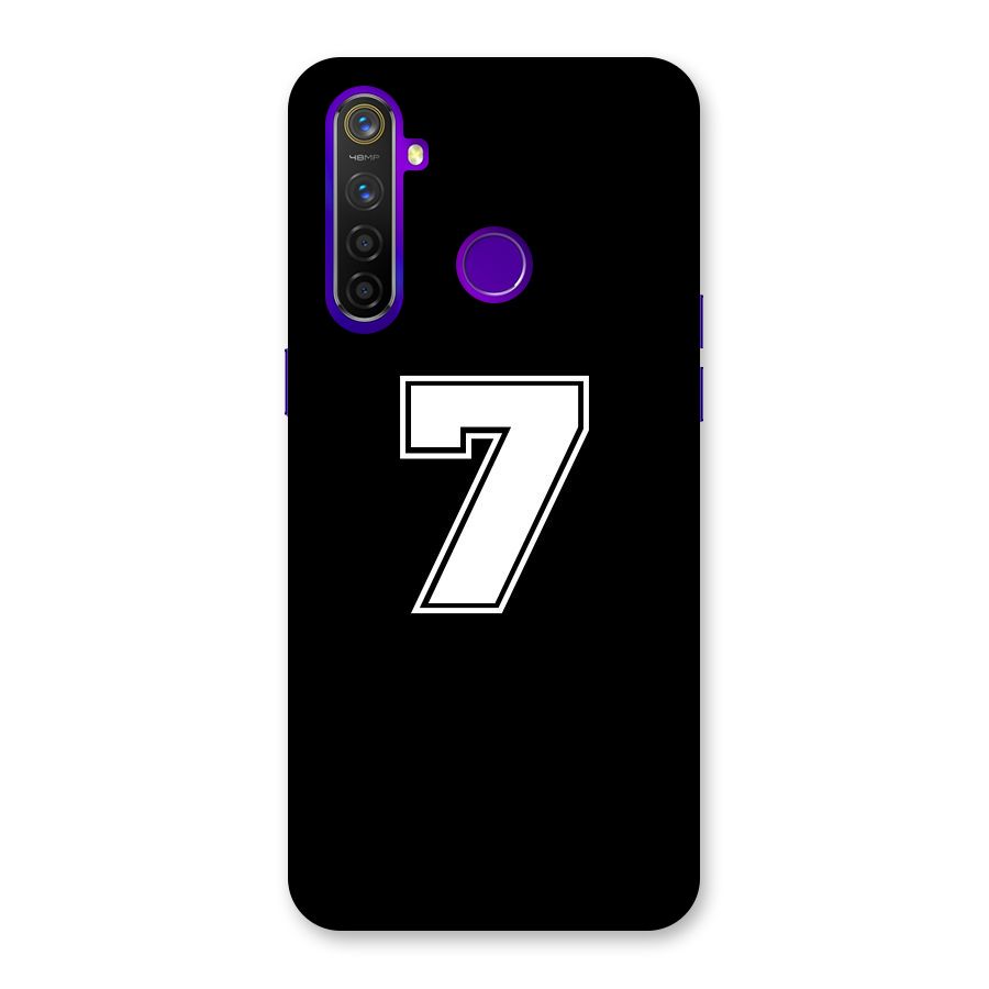 Number 7 Back Case for Realme 5 Pro