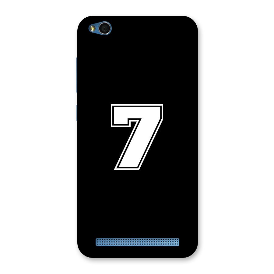 Number 7 Back Case for Redmi 5A