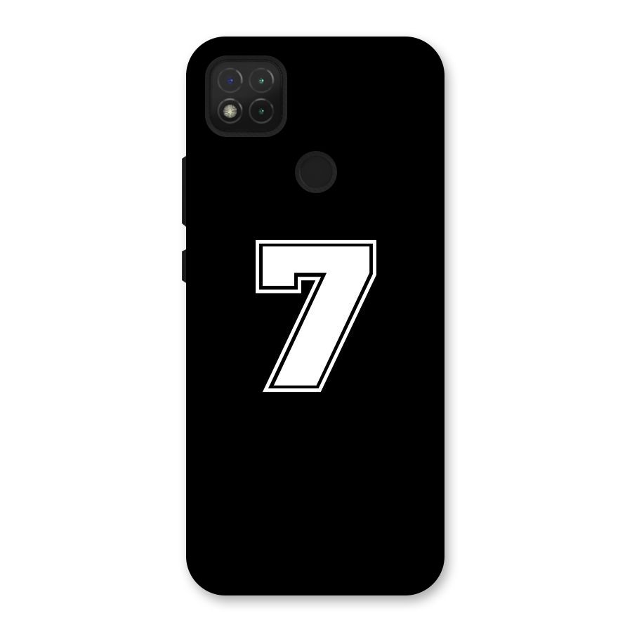 Number 7 Back Case for Redmi 9