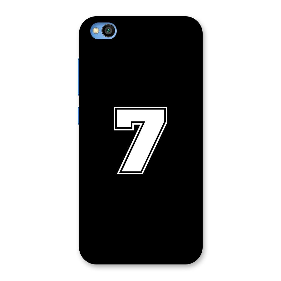 Number 7 Back Case for Redmi Go