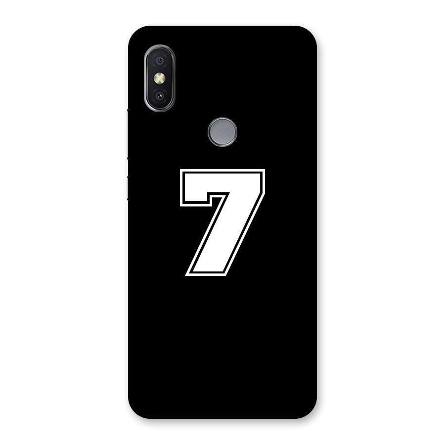 Number 7 Back Case for Redmi Y2