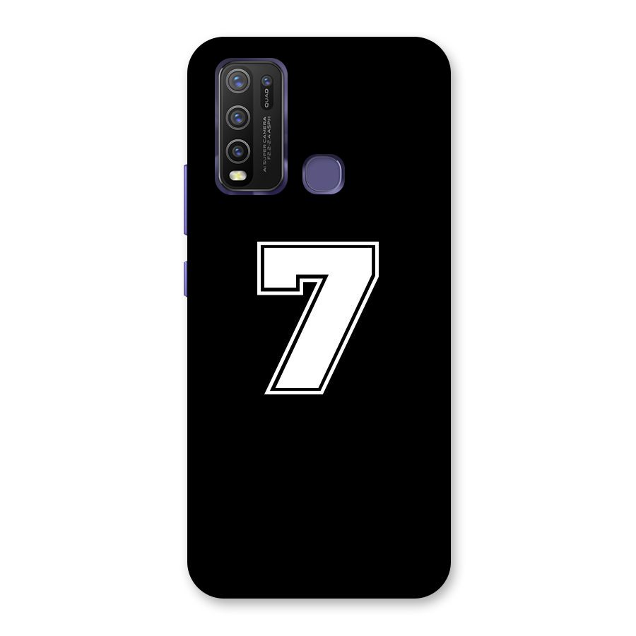 Number 7 Back Case for Vivo Y30