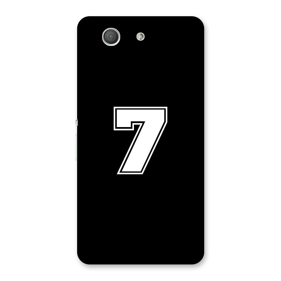Number 7 Back Case for Xperia Z3 Compact