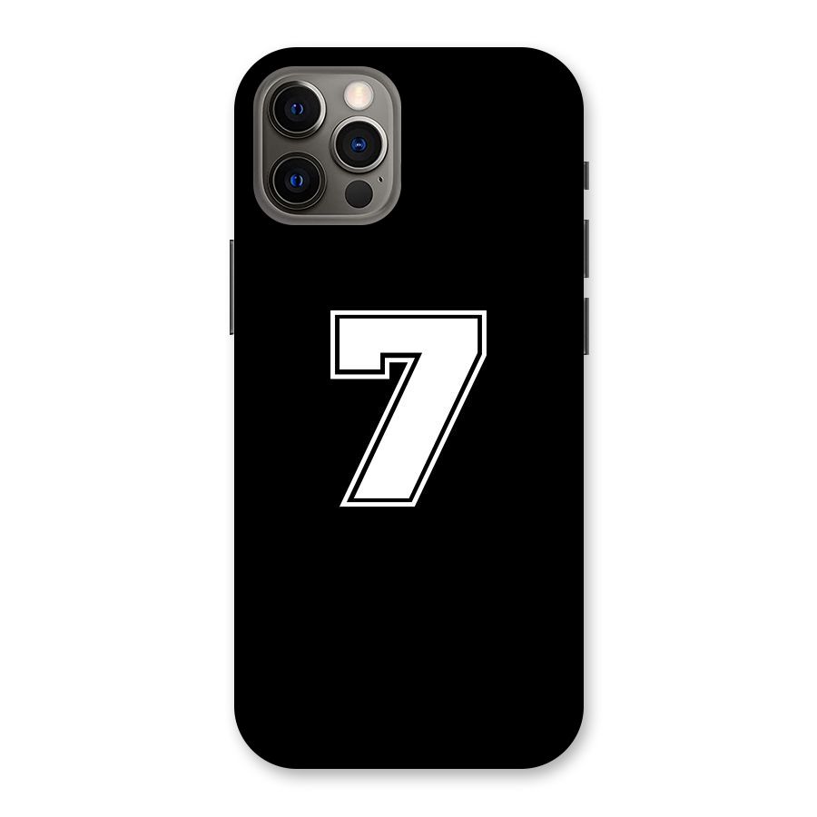 Number 7 Back Case for iPhone 12 Pro