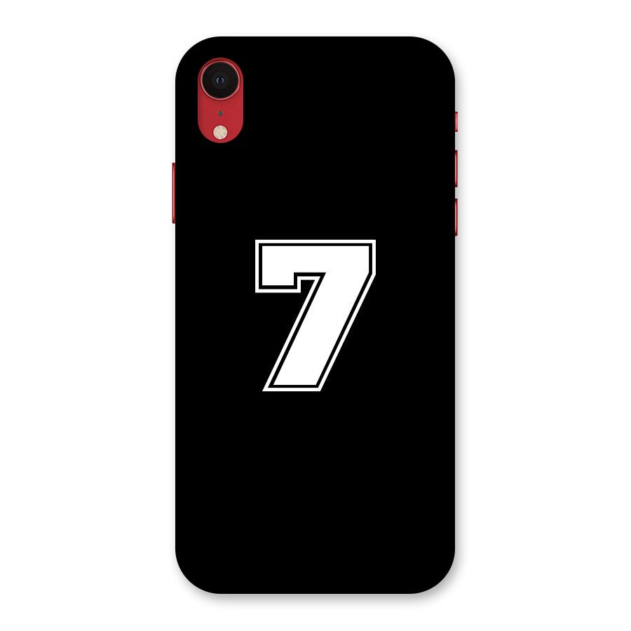 Number 7 Back Case for iPhone XR