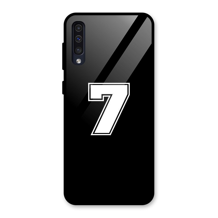 Number 7 Glass Back Case for Galaxy A30s