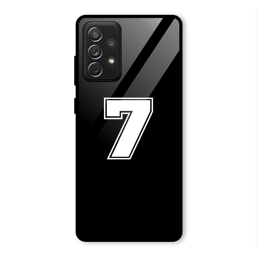 Number 7 Glass Back Case for Galaxy A72