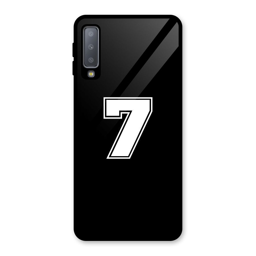 Number 7 Glass Back Case for Galaxy A7 (2018)