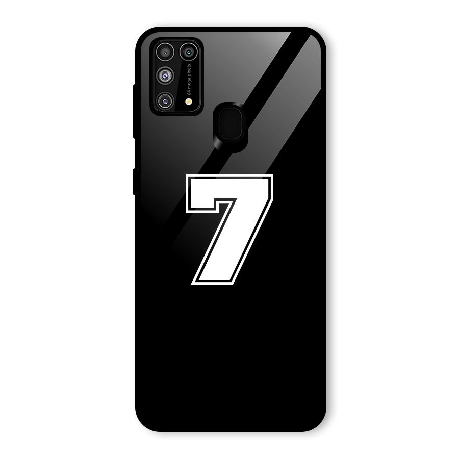 Number 7 Glass Back Case for Galaxy F41