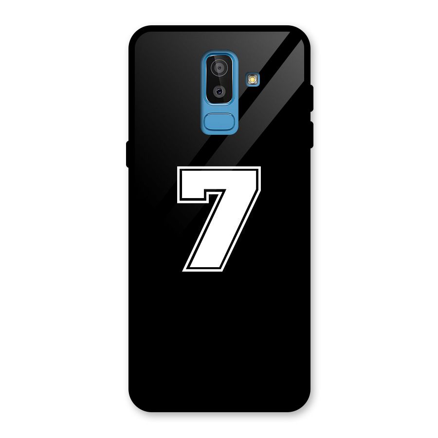 Number 7 Glass Back Case for Galaxy J8