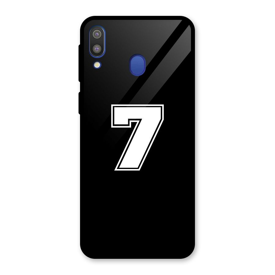 Number 7 Glass Back Case for Galaxy M20