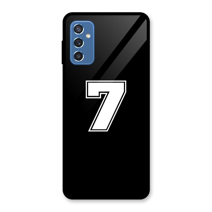 Number 7 Glass Back Case for Galaxy M52 5G