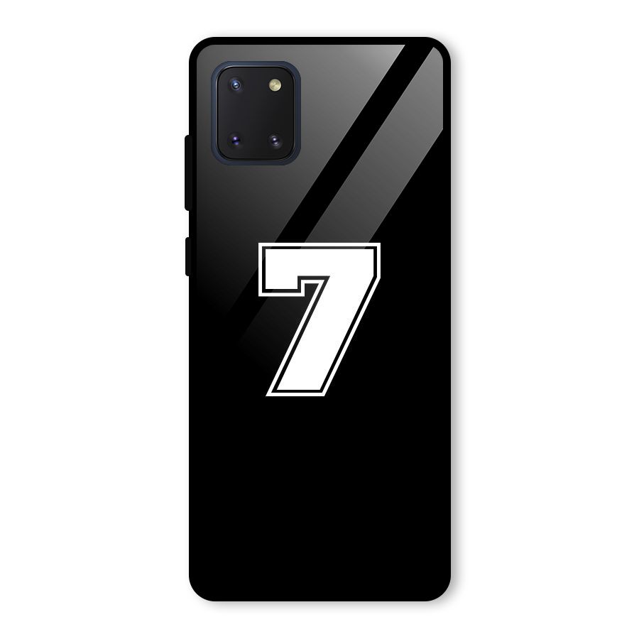 Number 7 Glass Back Case for Galaxy Note 10 Lite