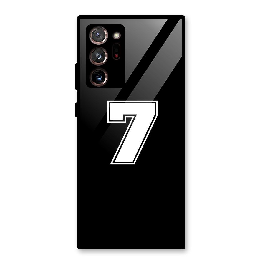 Number 7 Glass Back Case for Galaxy Note 20 Ultra