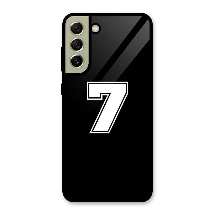 Number 7 Glass Back Case for Galaxy S21 FE 5G