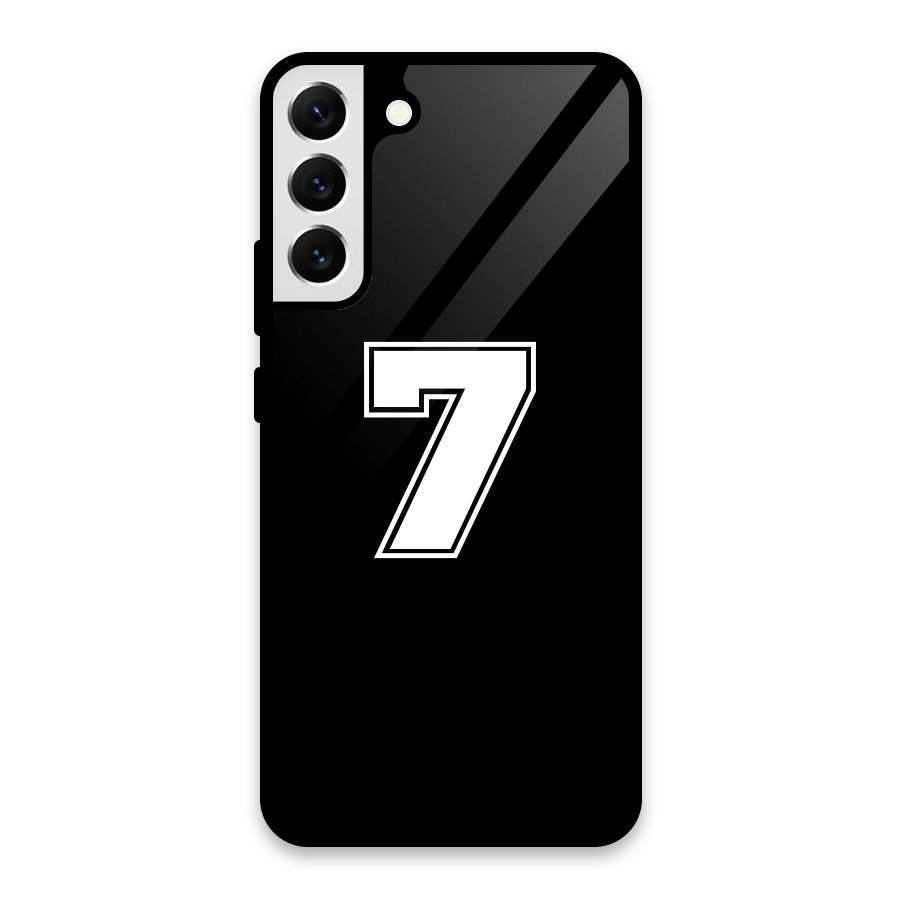 Number 7 Glass Back Case for Galaxy S22 Plus 5G