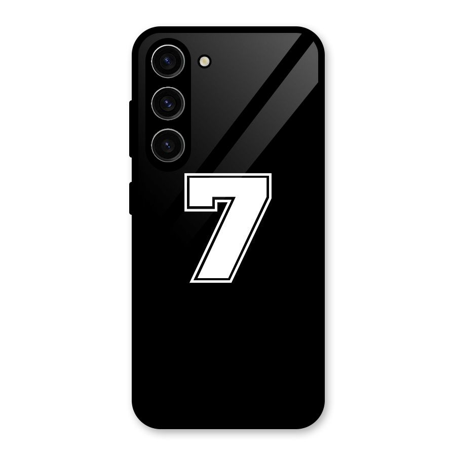 Number 7 Glass Back Case for Galaxy S23