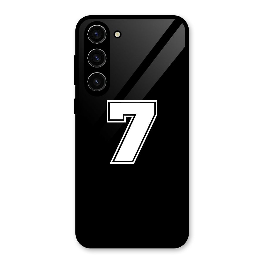 Number 7 Glass Back Case for Galaxy S23 Plus
