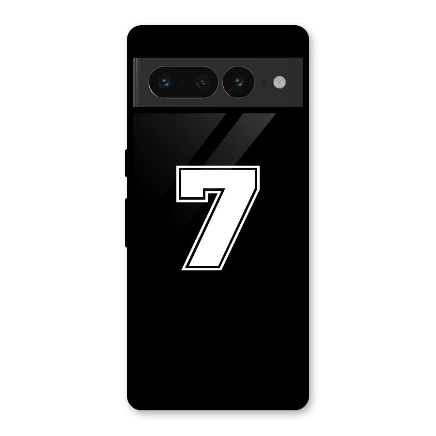 Number 7 Glass Back Case for Google Pixel 7 Pro