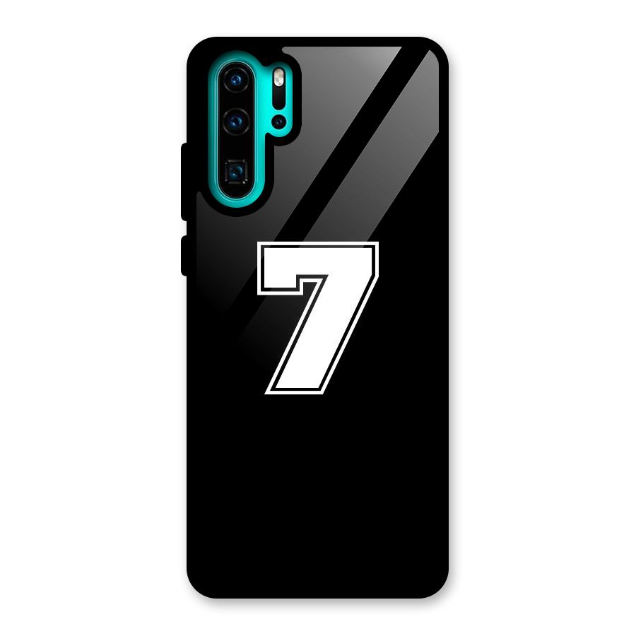 Number 7 Glass Back Case for Huawei P30 Pro